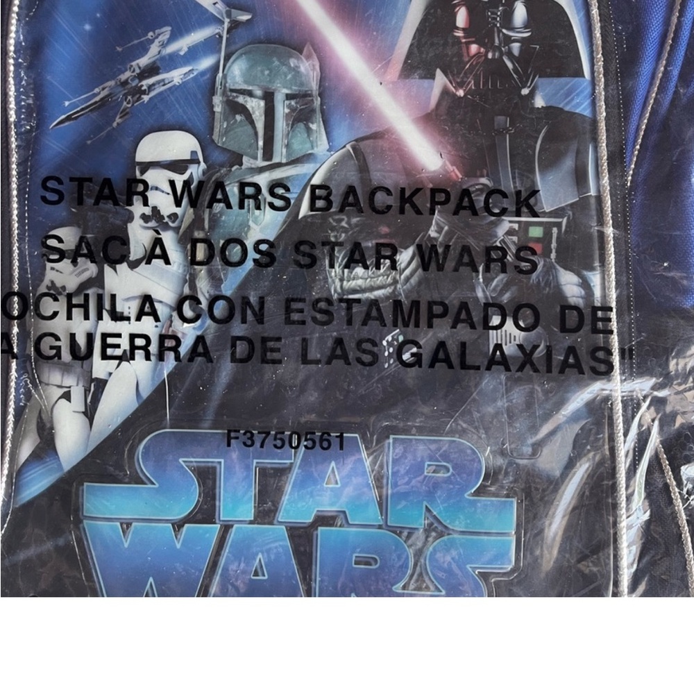 Star Wars Blue and Black Backpack. Brand new! Never opened or used.